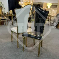 صندلی فلزی تالاری/رستورانی مدل فیروزه آبکاریPVD