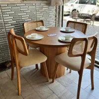 میز غذاخوری میزنهارخوری میز ناهارخوری پشت حصیری