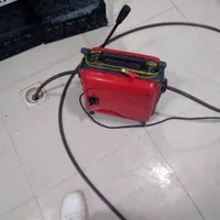 لوله باز کنی با دستگاه فنر برقی