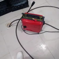 لوله باز کنی با دستگاه فنر برقی
