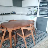 میز نهار خوری|میز و صندلی غذاخوری|لار, |دیوار