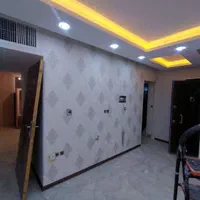نصاب کاغذ دیواری نقاشی ماربل شیت|خدمات پیشه و مهارت|صدرا-فارس, فاز ۱|دیوار