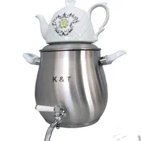 کتری قوری چدن مارک سیلزر آلمانی 6لیتری استیل برآق|قوری، کتری، قهوه‌ساز دستی|یزد, |دیوار