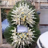 تاج گل یک طبقه برای مراسم ترحیم،تبریک مسجد تالار|گل و گیاه طبیعی|تهران, بازار|دیوار