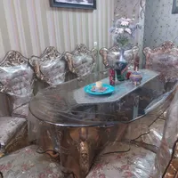 فروش مبلمان سلطنتی به همراه میزنهارخوری ۸ نفره|مبلمان خانگی و میز عسلی|بندرعباس, |دیوار