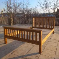 تخت خواب دو نفره (تختخواب دونفره) چوبی مدل سلسیوس|تخت و سرویس خواب|مشهد, ده دی|دیوار