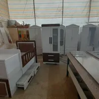 سرویس کامل چوبی سیسمونی نوزاد|اسباب و اثاث بچه|اردبیل, |دیوار
