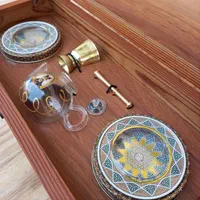 جعبه چوبی زعفران و دمنوش 38*17 مدل آریان|صنایع دستی و سایر لوازم تزئینی|تهران, شهرک استقلال|دیوار