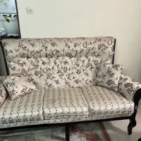 مبلمان چوبی ۷ نفره به همراه میز نهارخوری ۸ نفره|مبلمان خانگی و میز عسلی|تهران, منیریه|دیوار