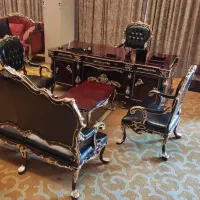 مبلمان اداری  ترلان میز مدیزیت ال|دفتر کار|الوند, |دیوار