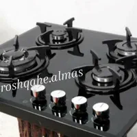 اجاق گاز رو میزی 4شعله کد230توکارصفحه ای رومیزی نو