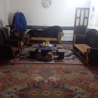مبلمان هفت نفرباجلومبلی وچهار عددچهار پایه پزیرایی|مبلمان خانگی و میز عسلی|دهدشت, |دیوار
