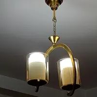 لوستر دوشاخه انتیک
