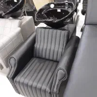 صندلی سرشور آرایشگاه ایستاده و مبلی