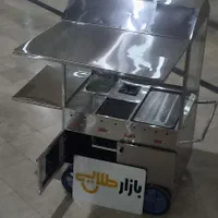فر ساندویچی چرخ سیارفلافل اجاق ساندویچ صنعتی اغذیه|کافی‌شاپ و رستوران|اصفهان, تخت فولاد|دیوار