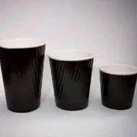 لیوان کاغذی دوجداره کرکره ای(ریپل)در حجم های مختلف|ظروف نگهدارنده، پلاستیکی، یک‌بارمصرف|تهران, شکوفه|دیوار