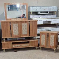 میز کنسول با آینه در طول ۱۶۰ کلاسیک