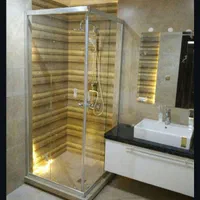 کابین دوش ترک پارتیشین شیشه سکوریت حمام مدل P90