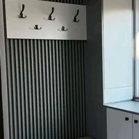 شلف آینه شیک چوب