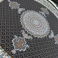 فرش ۲*۲ دایره ماهی کمال با پادری|فرش|تبریز, |دیوار