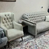 مبل  چستر مخمل جیر ۸نفره آنتیک تمیز و نو|مبلمان خانگی و میز عسلی|تهران, آهنگ|دیوار