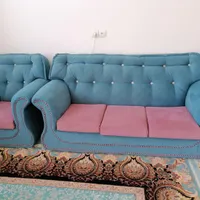 مبل چوب بهترین جنس پارچه ای|مبلمان خانگی و میز عسلی|بم, |دیوار