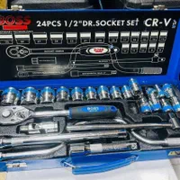 جعبه بکس 24 پارچه کروم وانادیوم BOSS|ابزارآلات|خرمآباد, |دیوار