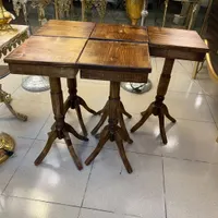 میز تلفن چوبی