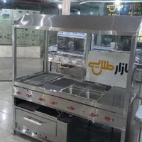 اجاق فلافل تاپینگ ساندویچ تجهیزات ساندویچی فر مرکب|کافی‌شاپ و رستوران|اصفهان, تخت فولاد|دیوار
