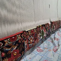 قالی دست بافت نصف کاره طرح چالشتر