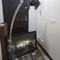 فروش یک تابلو چراغ خوابی و یک آباژور بلند|چراغ خواب و آباژور|کرمان, |دیوار