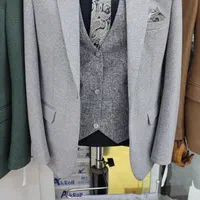 کت و شلوار ژیله دو رو پارچه ملانژ|لباس|تهران, امام زاده حسن|دیوار