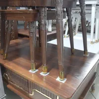 میز و جلو مبلی چهار تیکه پایه مخروطی|مبلمان خانگی و میز عسلی|محمدیه-قزوین, |دیوار