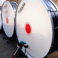 دو عدد طبل 160 با گاری ب علت جمع شدن هیت