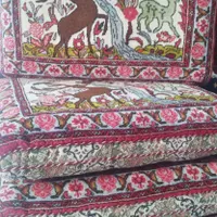 پشتی پنبه ای دستباف