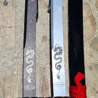 شمشیرسامورایی۸۰cm(رنگ کوره ای ضدآب)پوشش غلاف،مخمل