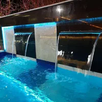 تولید کننده نازل آبنما/ پرده آب استیل ثقلی/ شوتر|مصالح و تجهیزات ساختمان|اصفهان, کنگاز|دیوار