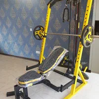دستگاه بدنسازی سیمکش و هالتر چند کاره