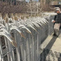 حفاظ دزدگیر فلزی شمش بوته ای شاخ گوزنی نخل مرداب|مصالح و تجهیزات ساختمان|شیراز, شهرک گلدشت حافظ‎|دیوار