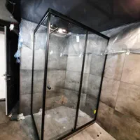 کابین دوش ، حمام شیشه ای ، پارتیشن شیشه ای|لوازم حمام|رشت, سعدی (تختی)|دیوار