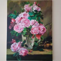 نقاشی رنگ و روغن روی بوم