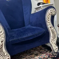 مبلمان ۷ نفره سورمه ای|مبلمان خانگی و میز عسلی|تهران, جوانمرد قصاب|دیوار