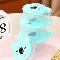 ظرف غذای چهار عددی کودک|ظروف نگهدارنده، پلاستیکی، یکبارمصرف|ارومیه, |دیوار