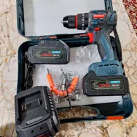 دریل شارژی آلمانی BOSCH قوی براشلس دلر چکشی|ماشین‌آلات صنعتی|مشهد, امیرآباد (بصیرت)|دیوار