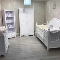 سرویس کامل چوبی/تخت خواب و کنسول سیسمونی