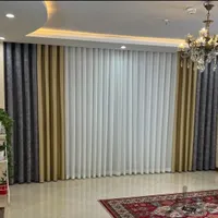 پانج شده حریربدون نیاز به آستر و پانچ شده مخمل|پرده، رانر، رومیزی|مشهد, سجادیه|دیوار