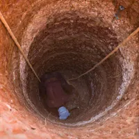 چاه .حفاری .تخریب.سیمان کاری