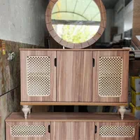 میز تلوزیون و آیینه کنسول طرح حصیری|بوفه، ویترین، کنسول|زاهدان, |دیوار