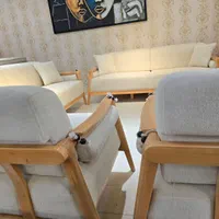 مبل لوییز دسته چوبی وزرا|مبلمان خانگی و میز عسلی|شاهینشهر, |دیوار