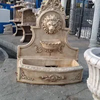 آبنما دیواری شیر عمارت فایبرگلاس حوض گلدان سبک میز